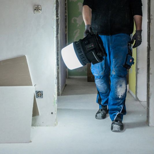 Brennenstuhl Multi Battery LED Hybride bouwlamp 12050 MH - 360 graden - 12000 lumen