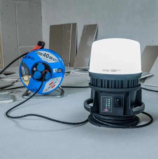 Brennenstuhl Multi Battery LED Hybride bouwlamp 12050 MH - 360 graden - 12000 lumen