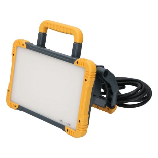 LED bouwlamp anti vandalisme op standaard met stekker – 40 Watt