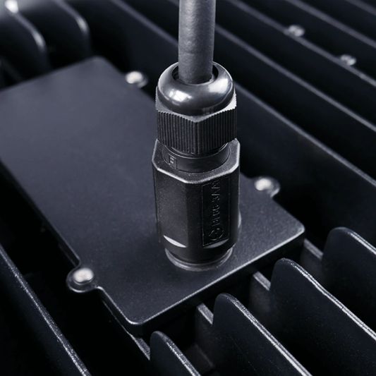 LED Bouwlamp floodlight met wandmontagebeugel 100 Watt 9000 Lumen