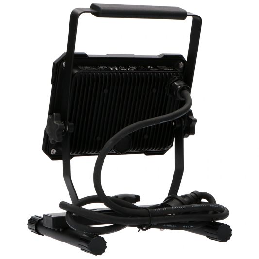 LED bouwlamp op standaard S-rek waterdicht met stekker – 50 Watt