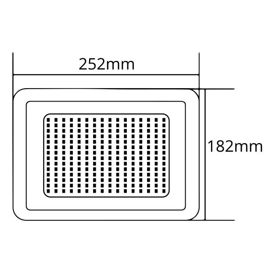Led schijnwerper 100 watt wandmontage 10000 lm