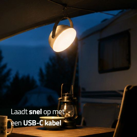 Multifunctionele compacte LED werklamp - USB-C oplaadbaar - 4W - 600 lumen