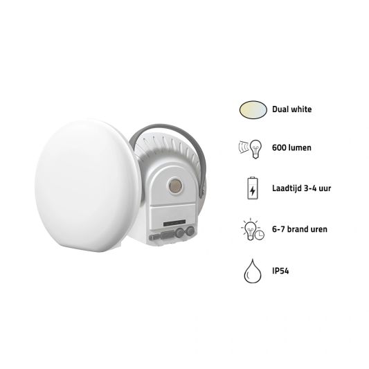 Multifunctionele compacte LED werklamp - USB-C oplaadbaar - 4W - 600 lumen
