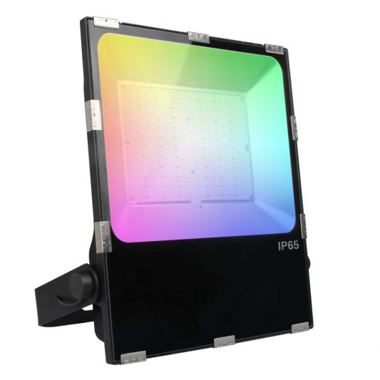 LED schijnwerper/bouwlamp op Wifi RGBWW 100 Watt IP65 - complete set