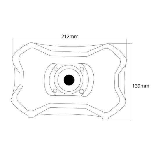 LED werklamp compact en oplaadbaar 20 Watt 1000 Lumen