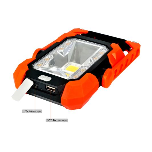 Led werklamp Handy met magnetische standaard op zonne-energie