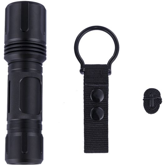 LED zaklamp/nightwatch met 3 lichtstanden en zoomfunctie - 1500 Lumen