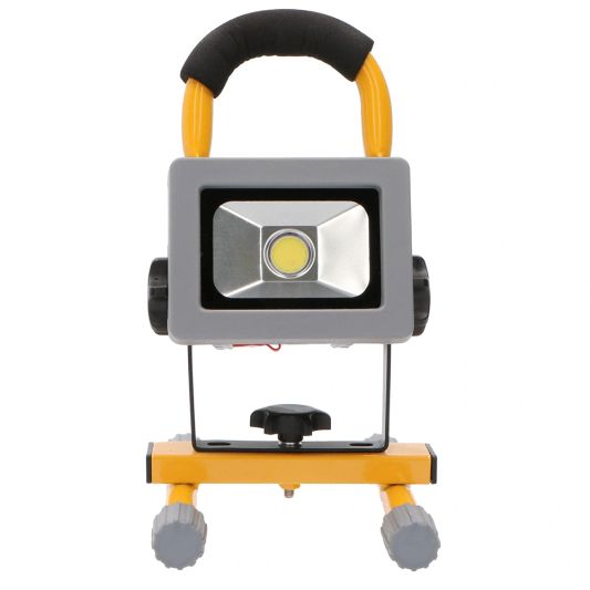 Oplaadbare en verwisselbare bouwlamp op accu met grondstandaard – 10 Watt