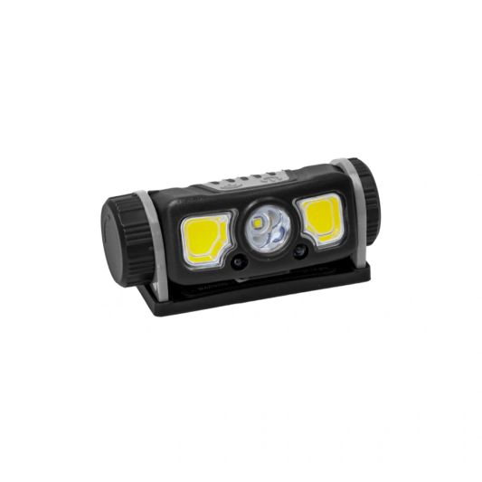 Oplaadbare LED hoofdlamp/nightwatch 250 Lumen met 2 werklichten