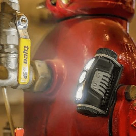 Oplaadbare LED hoofdlamp/nightwatch 250 Lumen met 2 werklichten