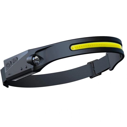 Oplaadbare LED hoofdlamp/nightwatch 350 Lumen met 2 werklichten