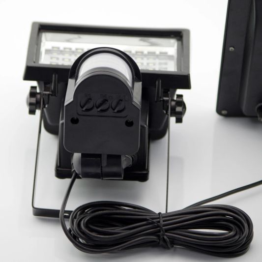 LED beveiligingslamp Secur II met bewegingsmelder los paneel op zonne-energie