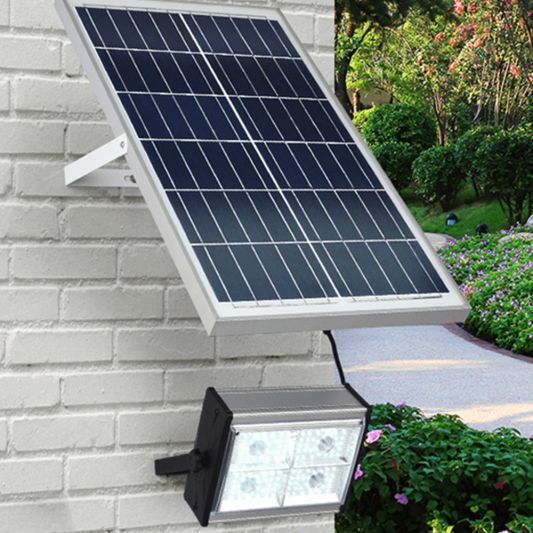 Solar bouwlamp op standaard mobiele verstraler met los zonnepaneel