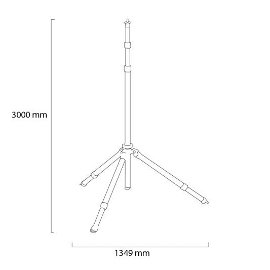 Tripod t.b.v. AF-serie