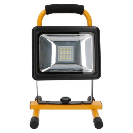 Oplaadbare LED bouwlamp op accu met grondstandaard – 20 Watt